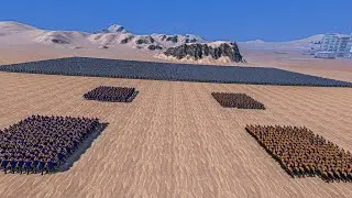 1000 GOLDEN KNIGHTS vs 25.000 HEAVY KNIGHTS - Ultimate Epic Battle Simulator UEBS