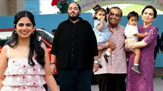 Mukesh Ambani, Nita Ambani, Anant Ambani, Isha Ambani Spotted