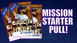 RARE MISSION STARTER PULL! | SURPRISE REPLAY BALLIN IS A HABIT PACK OPENING | MLB THE SHOW 16