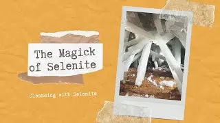 The Magick of Selenite ! Cleansing with Selenite. You can comb out negativity with selenite pencil.