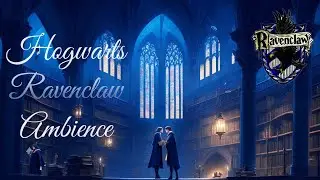 Hogwarts Ravenclaw Library 💙 | Ambient Piano Study / Reading Music 🪄