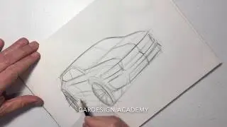 Основы автомобильного дизайна: эскиз внедорожника