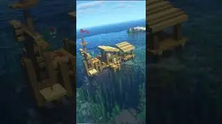 Minecraft Pirate Base House | #shorts