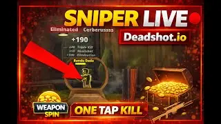Deadshot.io LIVE 🔥 Intense Sniper Battles | Pro Gameplay Noob to Pro