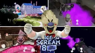 Exploring The Secret Places And Rooms Of Ice Scream 8 Final Chapter Mod Full Gameplay Walkthrough