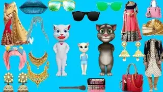 Talking Tom Billu Dulha ka funny mekeup comedy video 👜🐻🐟🐕&zwj;🦺🎆🎄😇😃