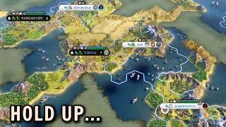 Мне пришлось дважды проверить, кто лидирует - Civ 6 Deity Часть 5