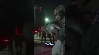 Moment alleged gang members arrived at El Salvador prison