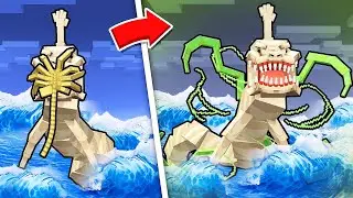 INFECTEI o MONSTRO MARINHO DA MÃO no Minecraft