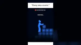 STEPS: How Small Actions Lead to Big Success #shorts #fyp #motivation