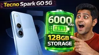 ₹10,999 | 6000mAh Battery | Tecno Spark GO 5G | new clip