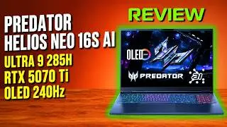 Review chi tiết Acer Predator Helios Neo 16S AI PHN16S-71 Ultra 9 RTX5070Ti m&agrave;n OLED ko đểm trừ