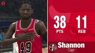 Shannon Cage FEASTS again with Back-to-Back DOUBLE-DOUBLES | Fictional Basketball League Semi-Finals