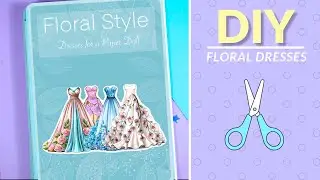 DIY Kids Craft - Paper Toy Doll Frozen Elsa & Printable Making Set of Clothes