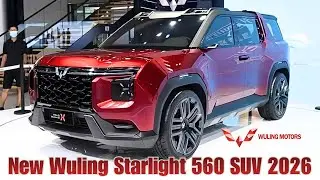 Первый взгляд | Опубликованы изображения внедорожника Wuling Starlight 560 2026 года. Презентация...