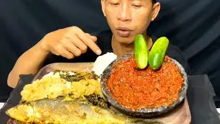 BANDENG PINDANG, TEMPE TEPUNG PLUS SAMBAL TERAAI