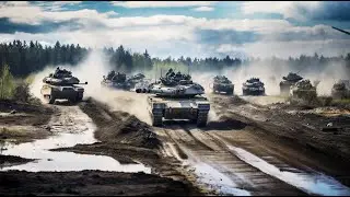 Poland and NATO attacked a Russian tank that had just left the base