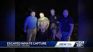 Georgia inmate escapes during transport, K9 team captures him moments later