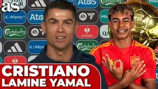 La RESPUESTA EJEMPLAR de CRISTIANO RONALDO sobre LAMINE YAMAL y el BALÓN DE ORO
