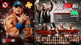 Best WWE 2K16 PSP By CrocoX1 Patch v1.01 + all DLC | Official Gameplay