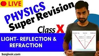 LIVE SUPER REVISION OF LIGHT- REFLECTION | Class 10 | WITH IMPORTANT MCQ