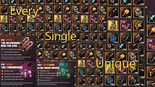I Got EVERY Single Unique In Minecraft Dungeons!!!!