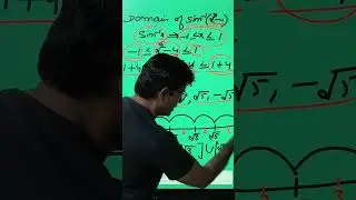 Domain of sine inverse of X || Class 11th and 12th Non -Medical Mathematics ||