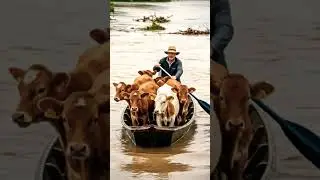 #DreamScreenAI #rescue #wildlife #mankind #flood #calves #animation