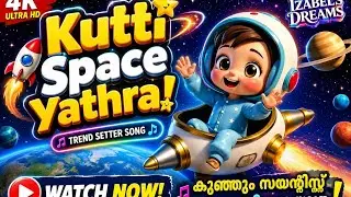 Kutti Scientist Space-il Povunnu 🚀 | Malayalam Kids Song | Dream Big Children!