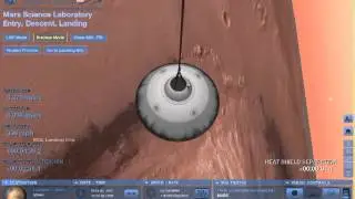 Mars Curiosity Landing Simulation from NASA's Eyes on the Solar System