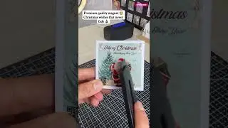 It&rsquo;s look like a card but it&rsquo;s a flexible magnet | freeshipping🇬🇧 #uk #chirstmasgift #trending