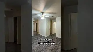 $700 Killeen Apartment Tour! 🤯 Brand New Floors!