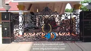 Cast Iron Gate Designs / Automatic Cast Iron Swing Folding Front Gate Dealers