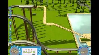 Roller Coaster Tycoon 3 Tutorial Entrance & Exits, and Connecting Water Slides to Pool Complex
