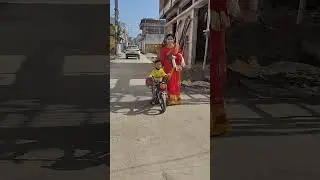 mere Papa cycle laye trin trin #merepapacycle #cycles #shortvideo #gaumata #cycles #coolvideo #short