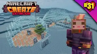 ✅ CONSTRUI UNA BASE LUNAR! en minecraft CREATE MOD!