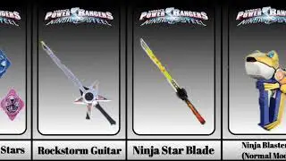 Power Rangers Ninja Steel/Super Ninja Steel Arsenal(weapons) ||
