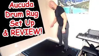 Aucuda Drum Rug Set Up & REVIEW! Link for Rug in Description