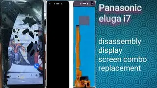 Panasonic eluga i7 disassembly display screen combo replacement