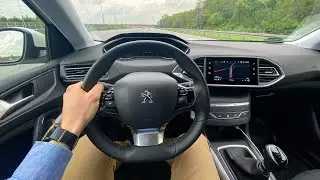 Peugeot 308 II Hatchback Facelifting [1.2 PureTech 130 HP] | Test Drive #68 | POV Driver. TV
