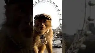 A Gentleman Monkey in London (런던의 신사 원숭이) #monkey #monkeys