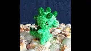 crochet dragon video tutorial { free pattern }
