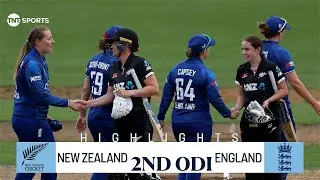 New Zealand vs England Women's 2nd ODI 🏏 | Tourists seal series win 🤩 | TNT Cricket Highlights