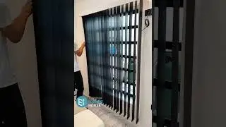 Persiana Vertical (Tela Blackout Negro Matte)