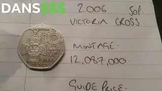 2006 VC Fifty Pence Coin WORTH? Victoria Cross 50p Coin
