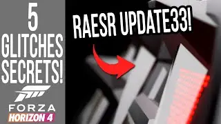 Forza Horizon 4 - 5 Glitches, Secrets & Easter Eggs! UPDATE 33 RAESR TACHYON EV HYPERCAR!