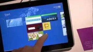 First Look HP Elite Pad with Windows 8 Metro