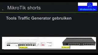 MikroTik Tool Traffic Generator gebruiken