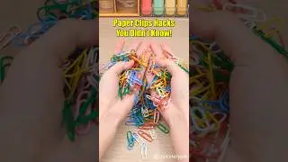 Paper Clips Hacks You Didn't Know!#shorts