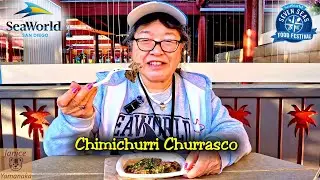 Chimichurri Churrasco at Brazil Booth: 2025 SeaWorld San Diego Seven Seas Food Festival